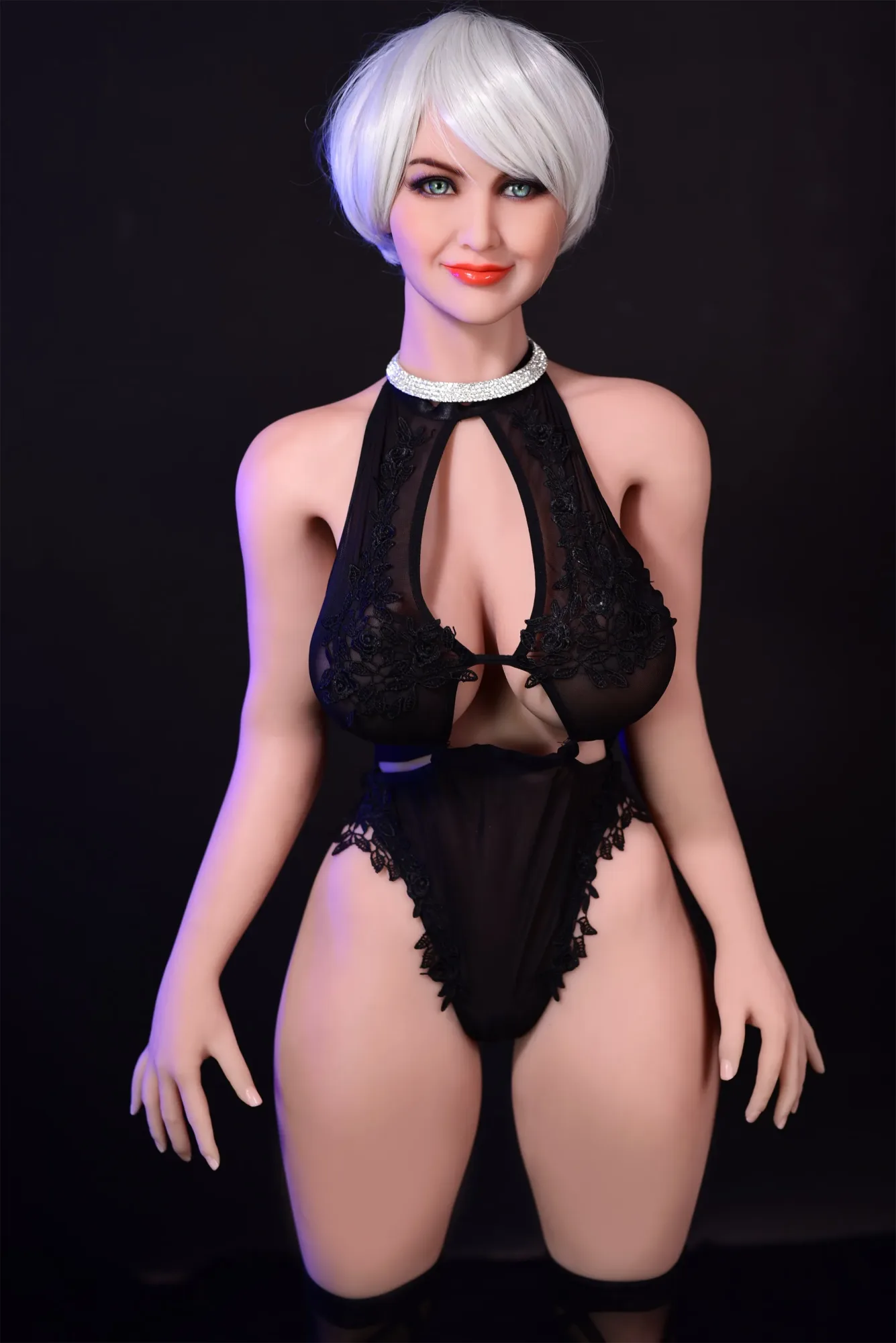 6YE | Rosalie - 5Ft 1/156cm White Short Hair Huge Hips Sex Doll view 1