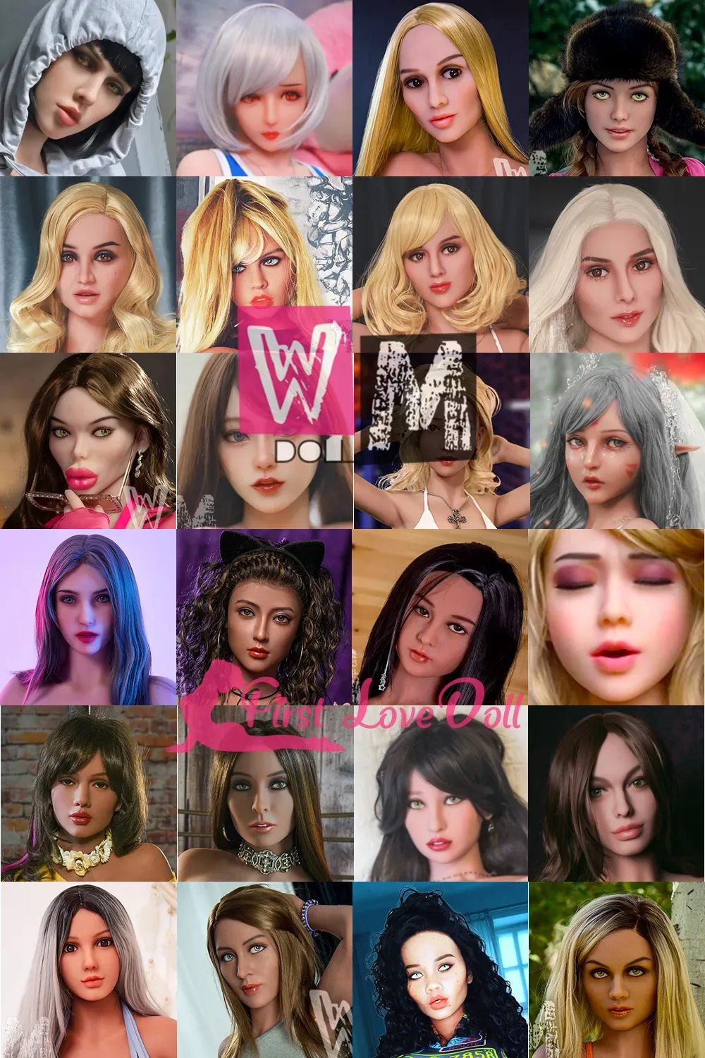 WM Doll | Single Head - Extra Head For Sex Doll(Head Only) view 1