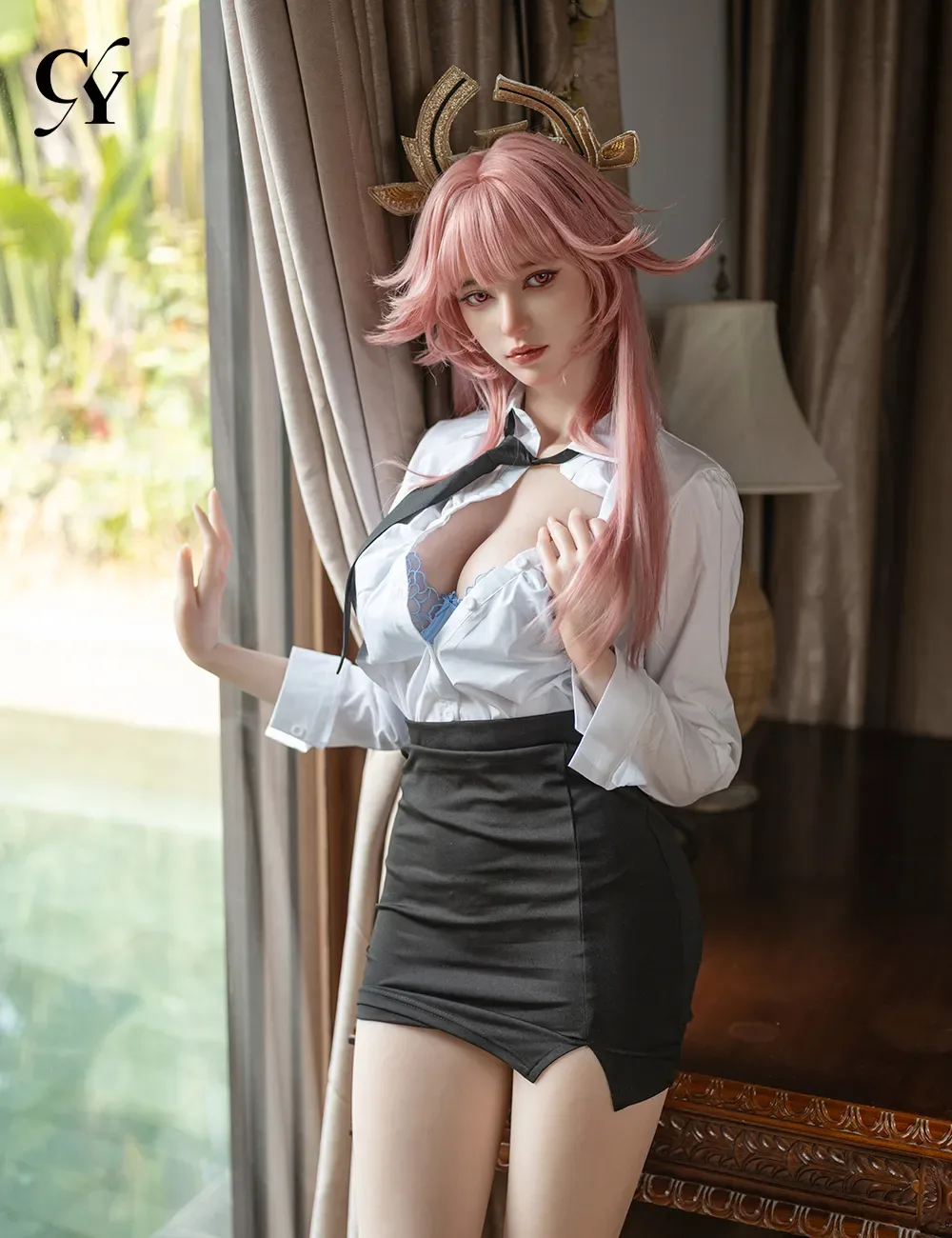 TOP-CY | Yae Miko - 168cm (5ft6) F-Cup Game Cosplay Silicone Sex Doll