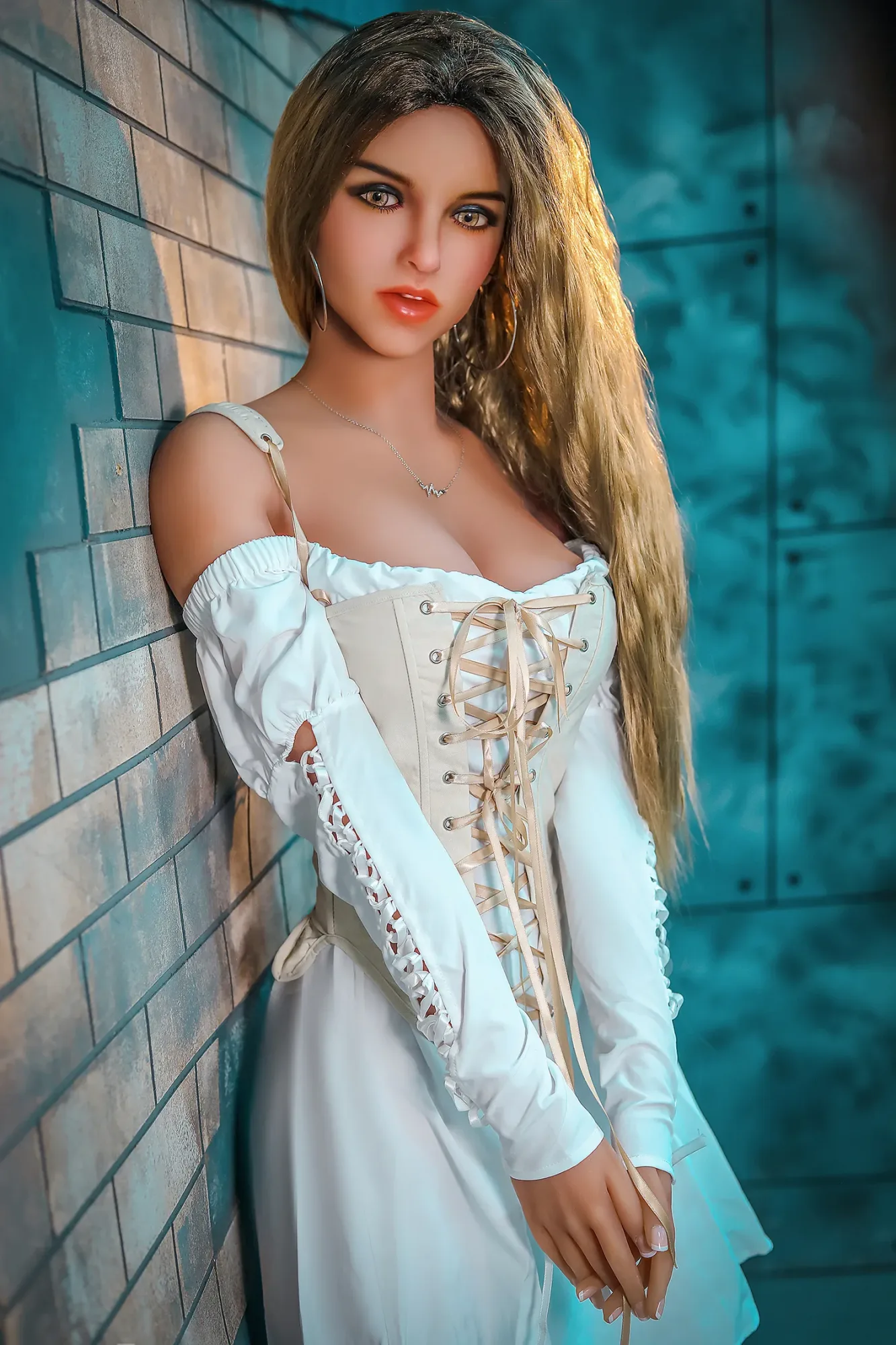 SY | Cherry - 166cm (5ft6) Elegant Life-Like Sex Doll With Yellow Long Curly Hair view 1