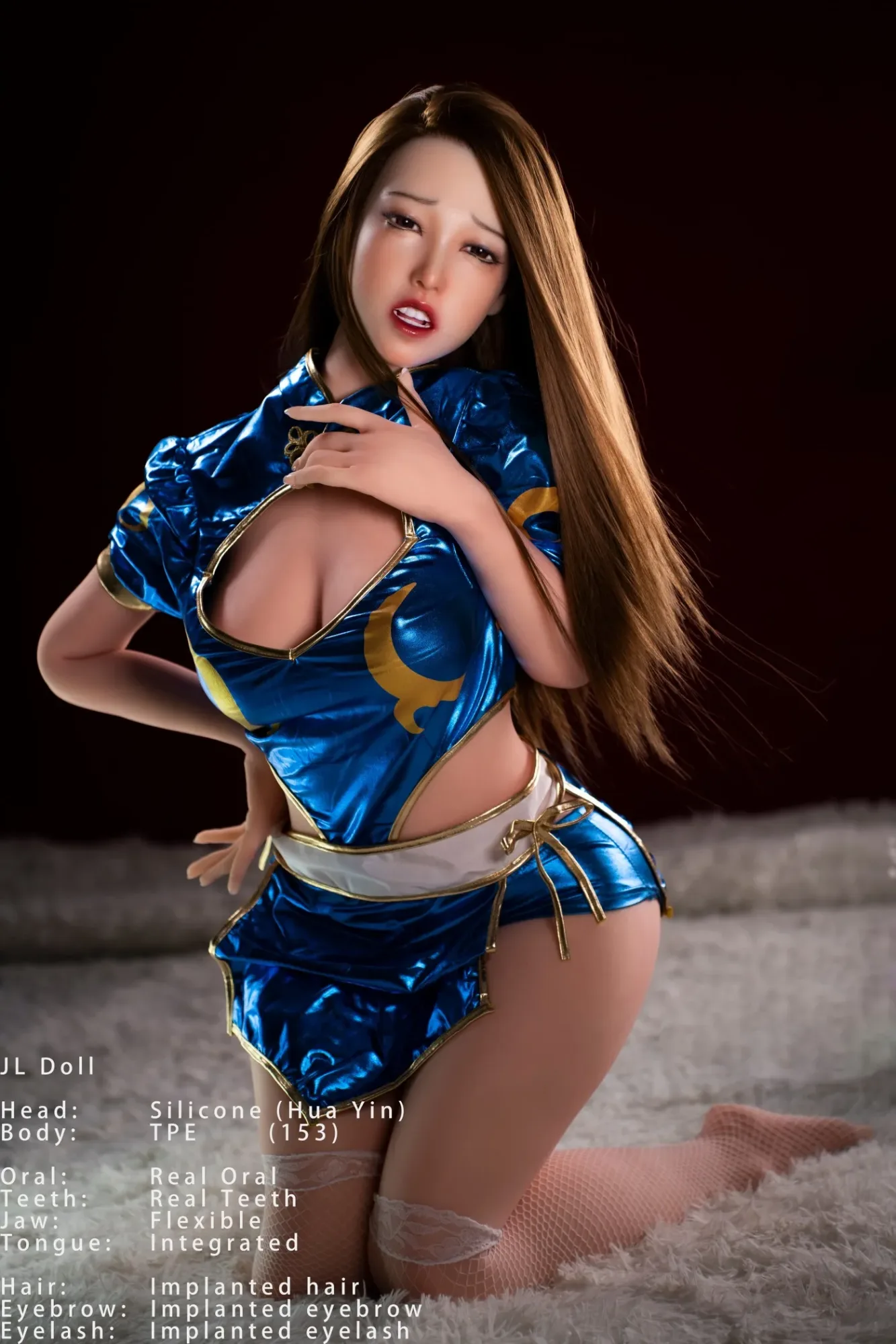 Jarliet | Huayin -5ft /153cm ROS Silicone Head+TPE Body Sex Doll