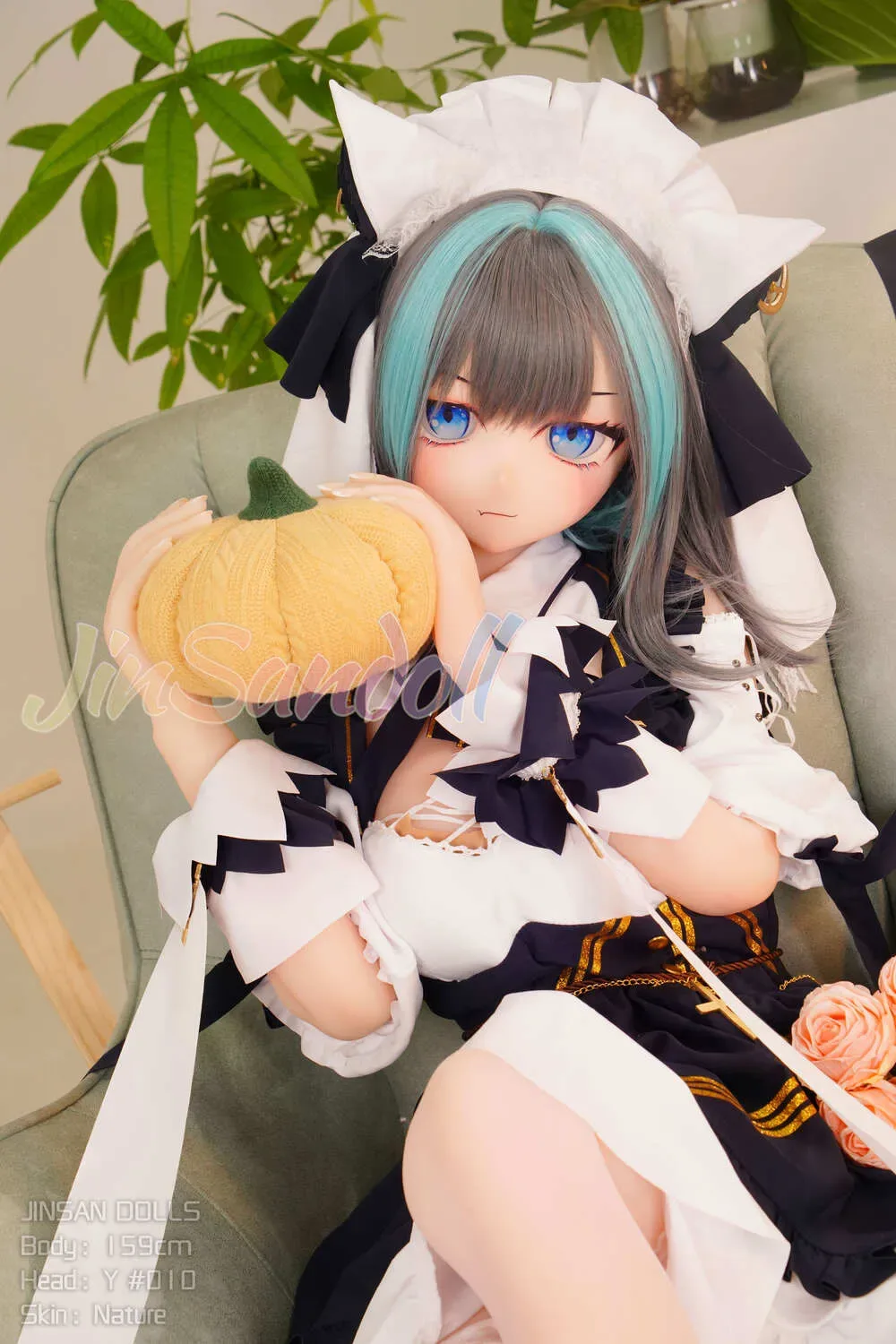 WM | Dunbar - 5ft 3/159cm Anime Neko Maid S-TPE Sex Doll view 4
