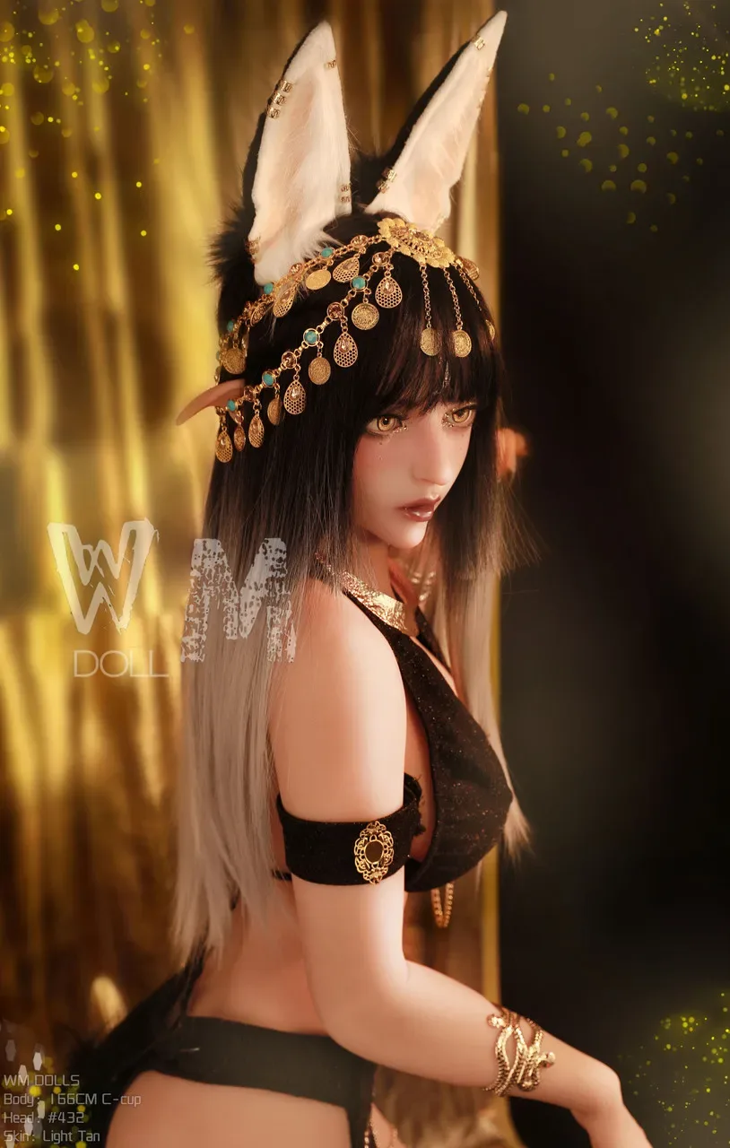 WM | Egyptian Catgirl(432#) 5ft 5 / 166cm C Cup Furry Sex Doll view 5
