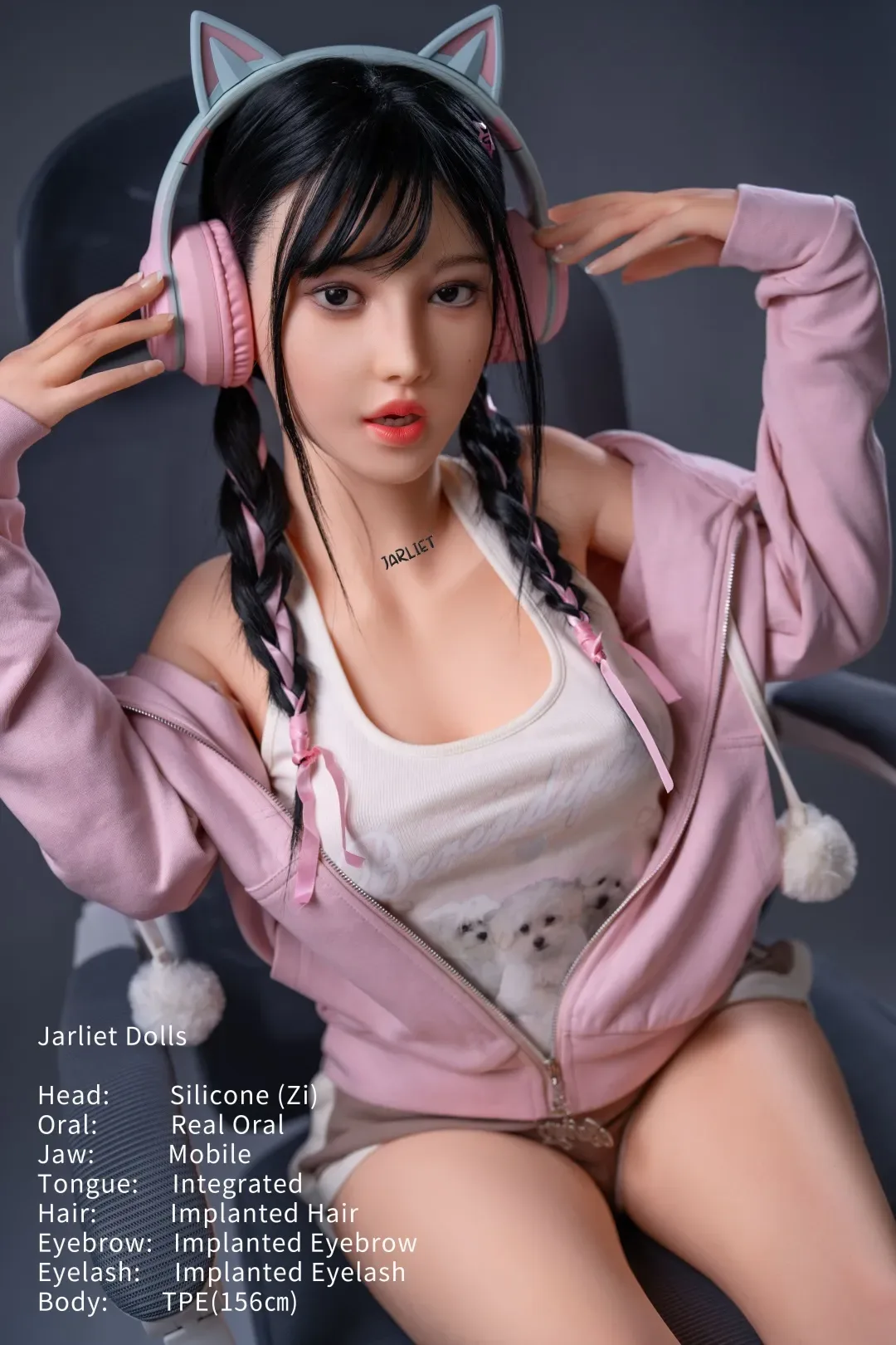Jarliet | Zi- 5ft 1 /156cm ROS Silicone Head Sex Doll