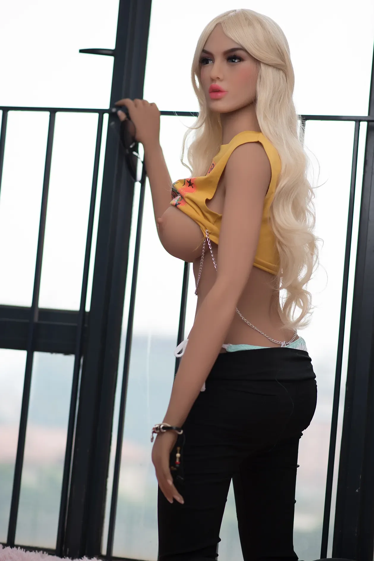 6YE | Amelia - 5ft5/165cm Big Boobs White Hair Fashion Sex Doll view 8