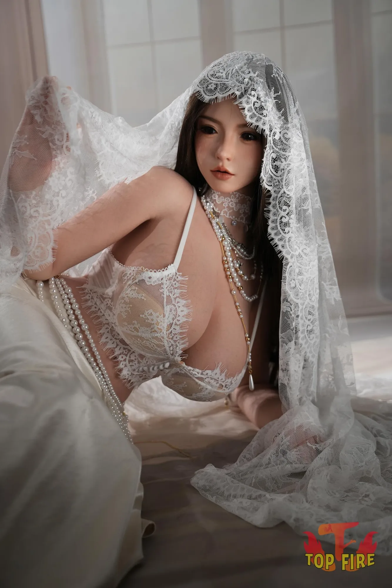 Top Fire | Grace - 5ft 5/164cm ROS Realistic Asian Bride Silicone Sex Doll view 7
