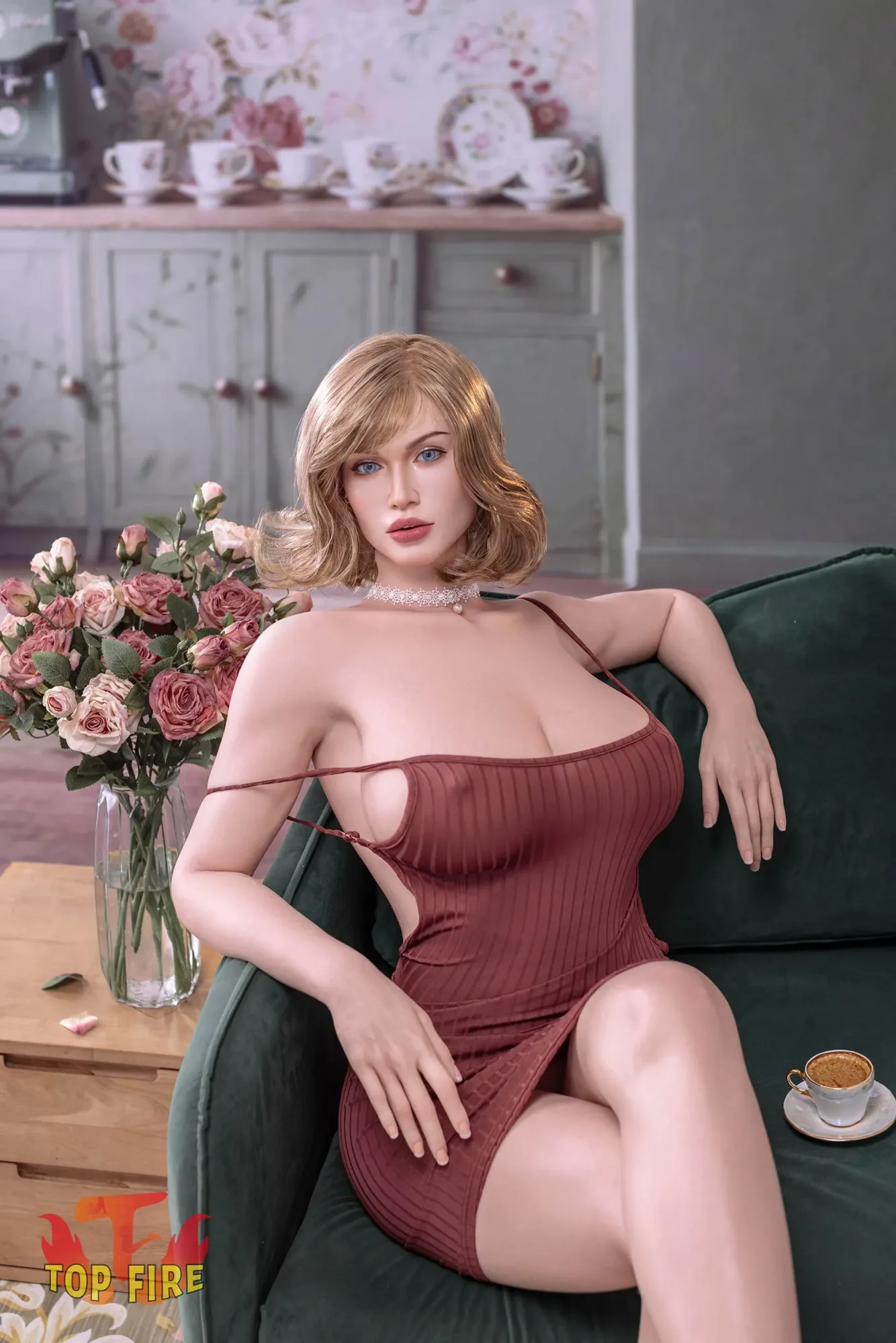 Top Fire | Violet - 5ft 7/174cm G Cup ROS BBW Milf Silicone Sex Doll view 3