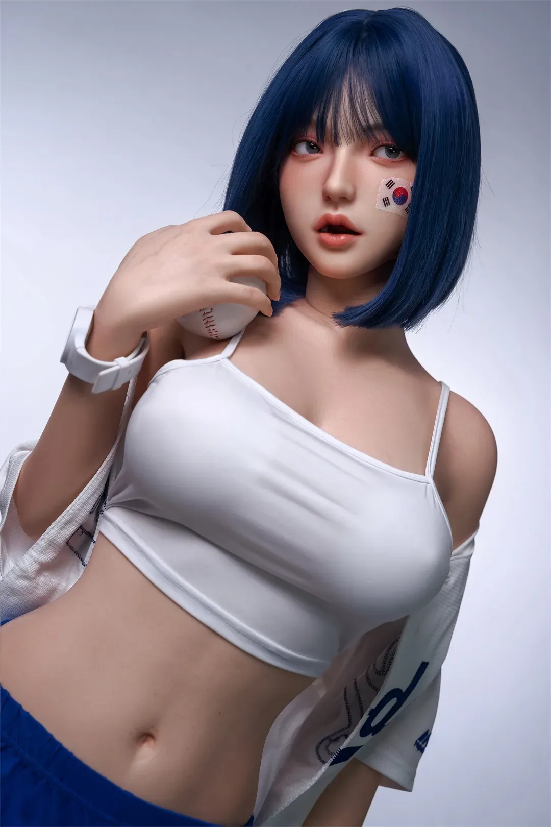 Orange In丨Anabel-5ft 2/158cm Movable Jaw Silicone Sex Doll view 2