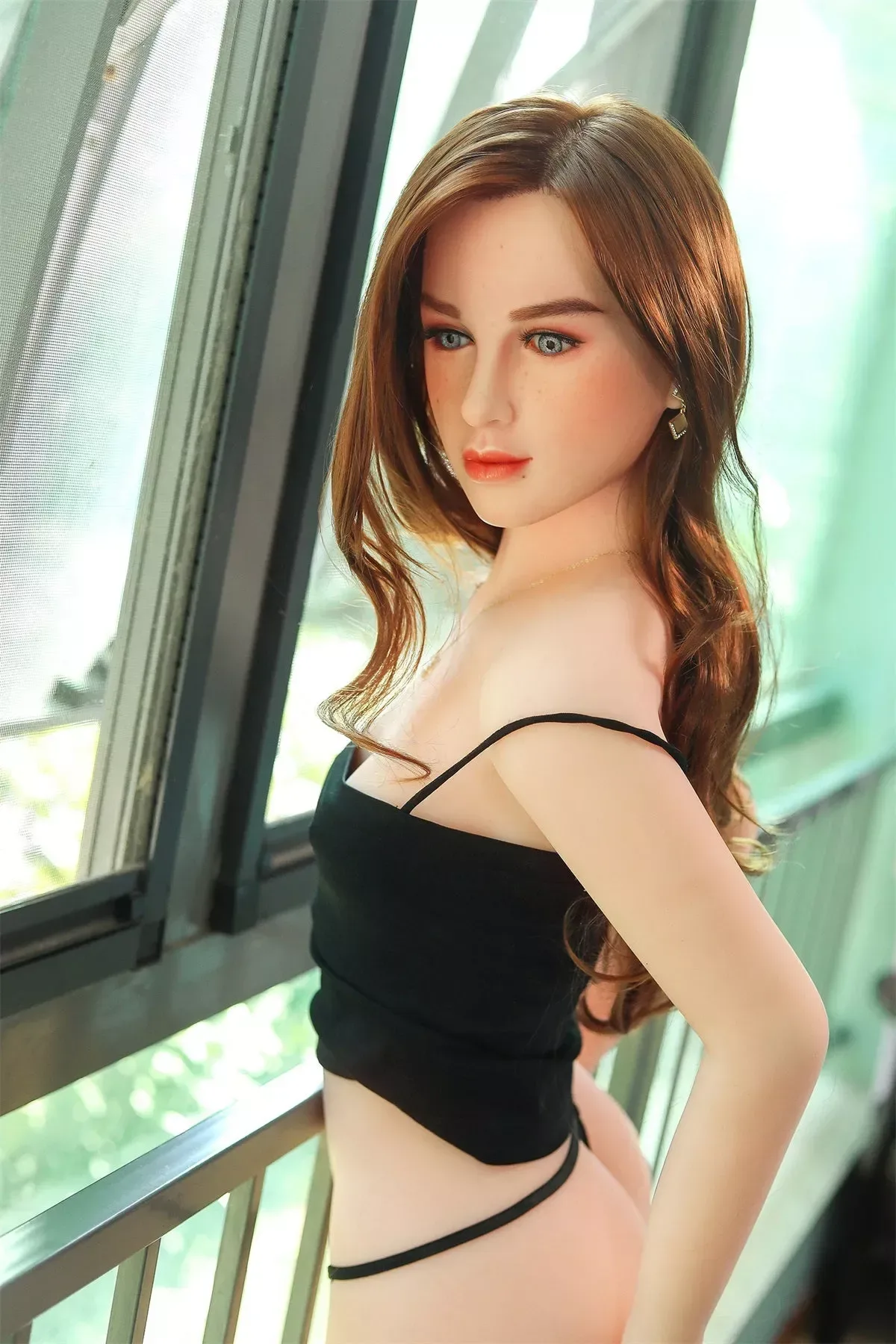 SY | Ambre - 5Ft 3(159cm) A Cup Freckle Style Lovely Realistic Sex Doll (5 Sizes) view 8