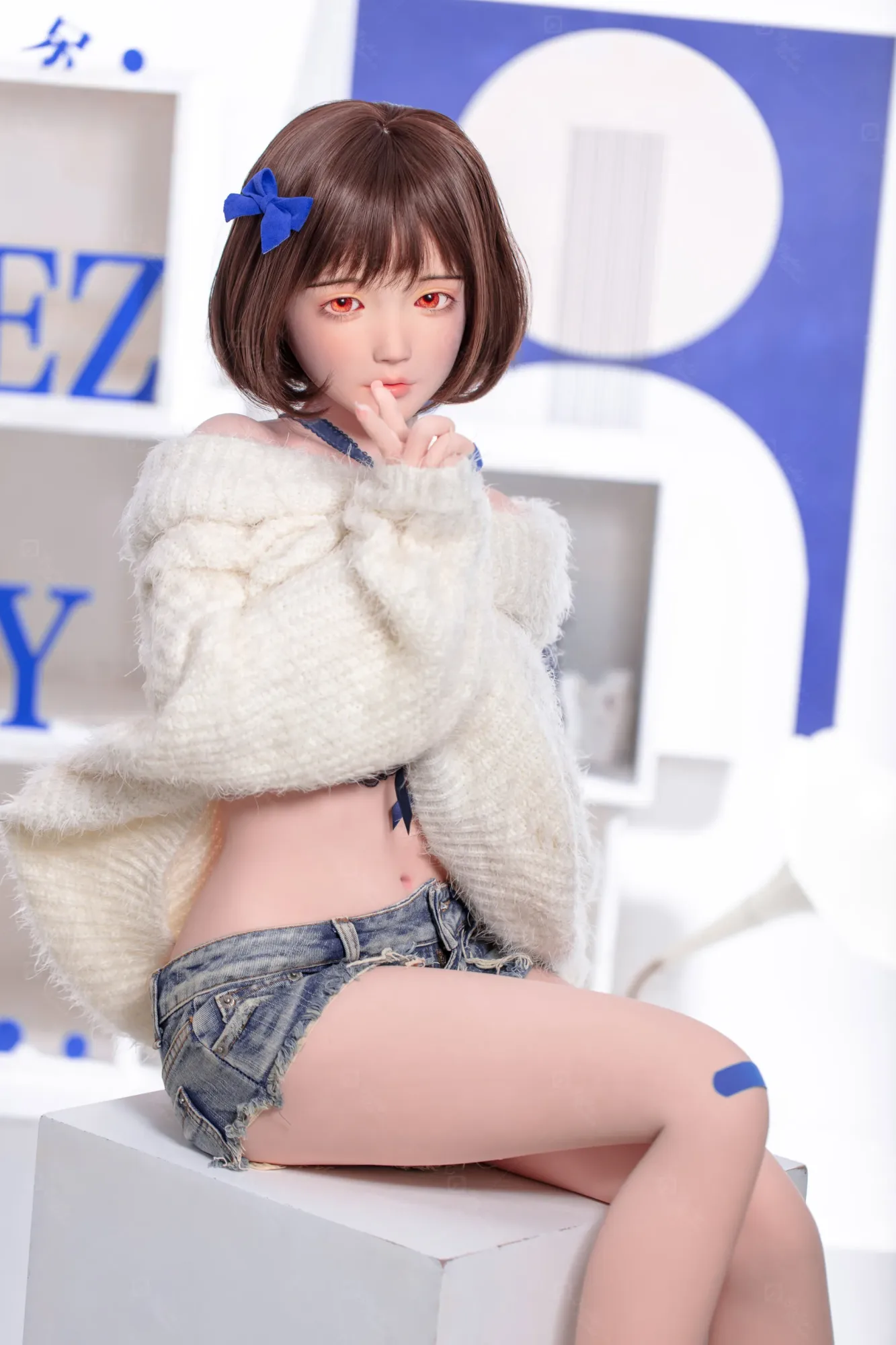 MZR JR | Yumi - 4Ft 10(148cm) Japanese Sweater Girl Silicone Sex Doll view 4
