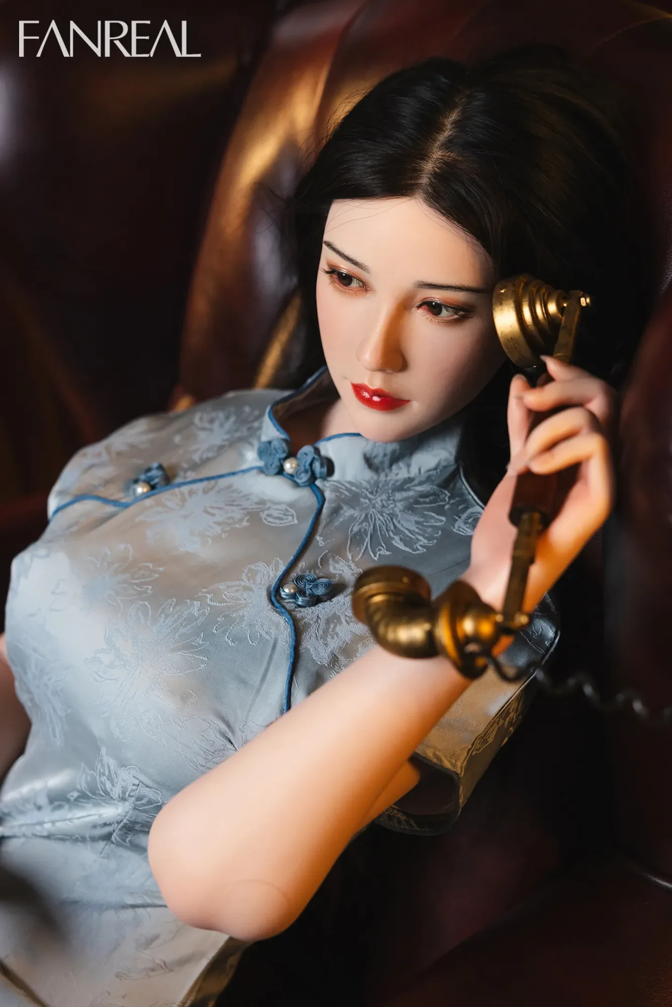 FanReal |  F-Cup 3ft6 Tanned Petite Sex Doll Torso for Men-Vivi view 6