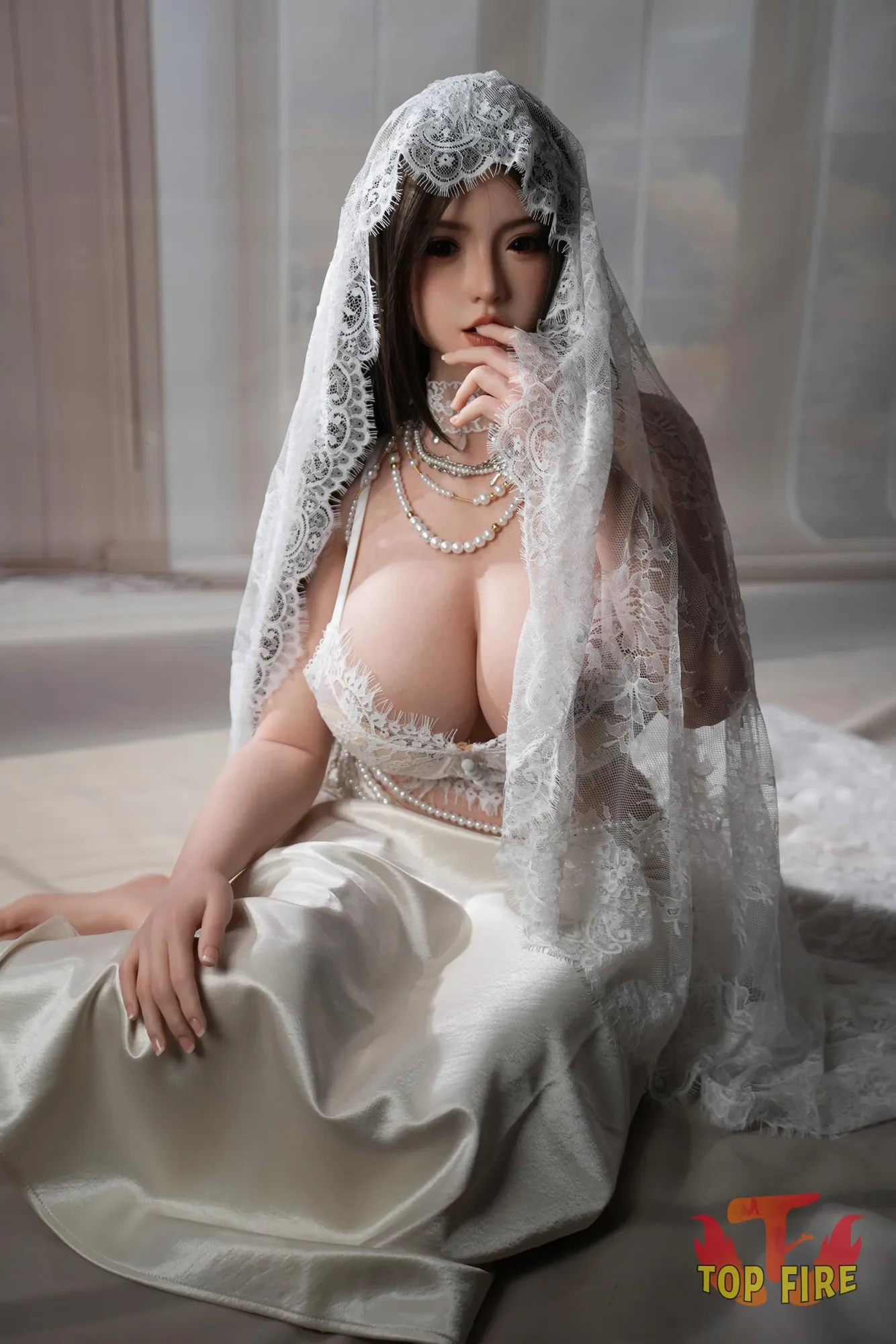 Top Fire | Grace - 5ft 5/164cm ROS Realistic Asian Bride Silicone Sex Doll view 5