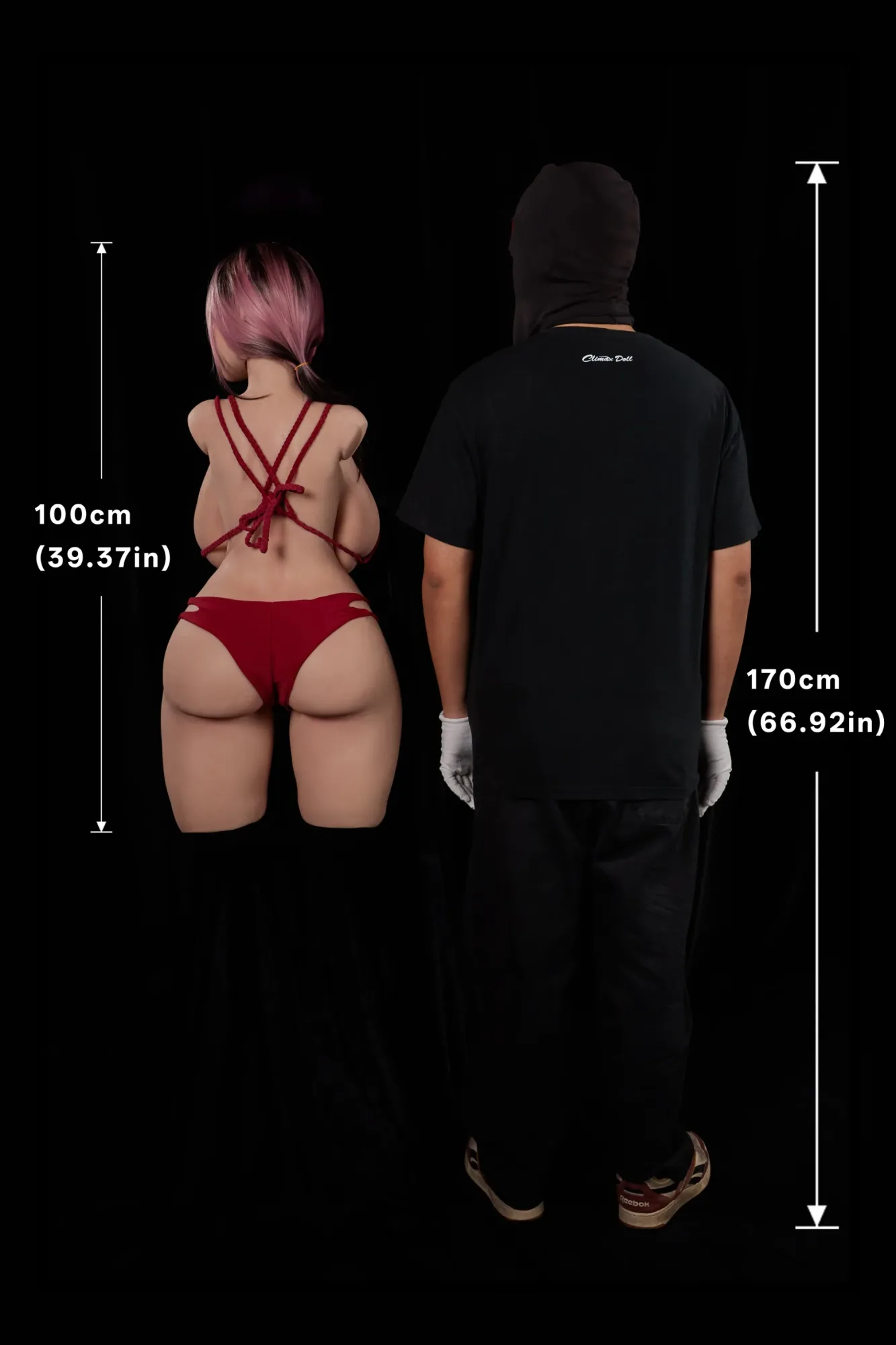 Climax Doll | Rhea - 3ft 3/100cm K-Cup BBW Silicone Sex Torso view 8