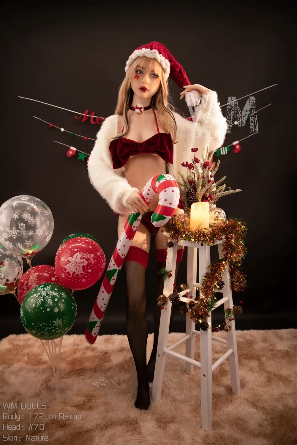 WM | Sachi(70#) - 5ft 8/ 172cm B Cup Christmas Style Sex Doll (In Stock US) view 5