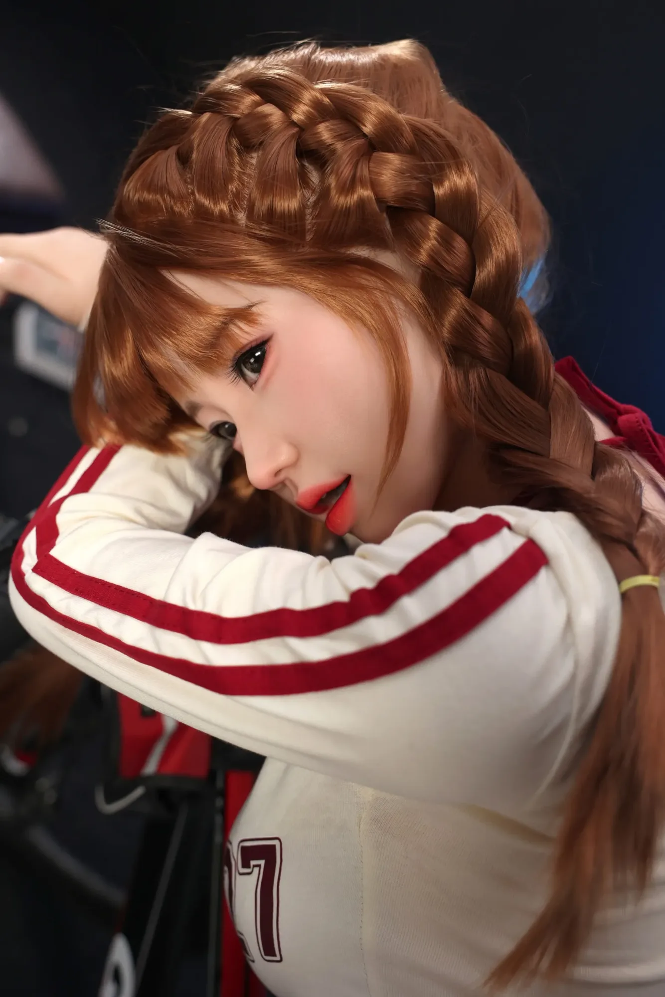 Orange In丨Stella-5ft 6/168cm Movable Jaw Silicone Sex Doll view 3
