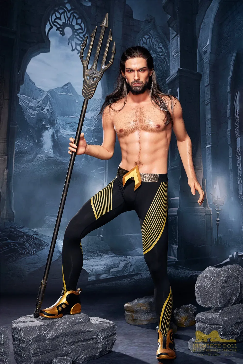 Irontech | Thomas - 5ft7 (170cm) Aquaman Silicone Male Sex Doll view 4