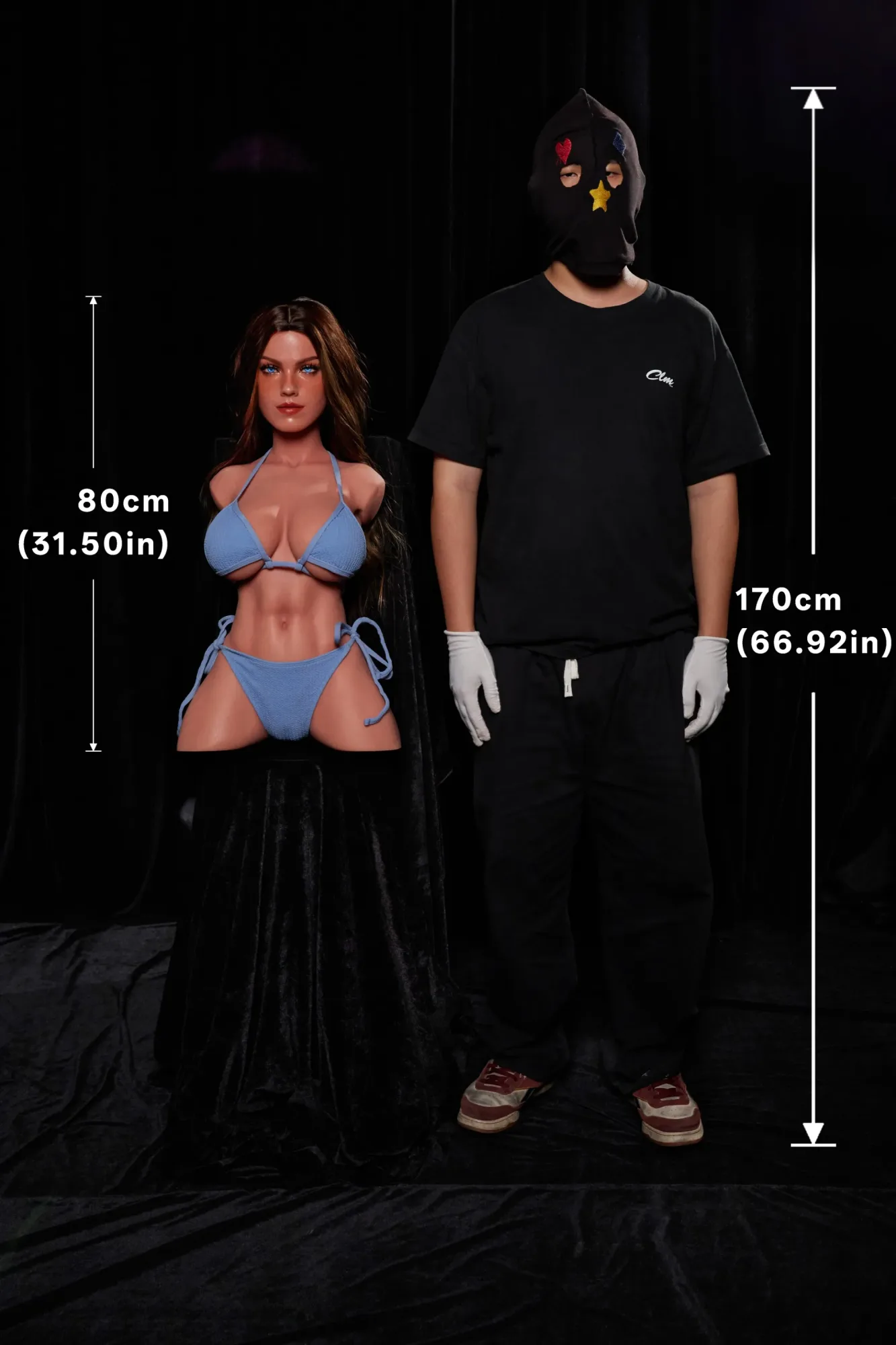 Climax Doll | 2ft 7/80cm F-Cup Ultra-Light Silicone Sex Torso With Abs view 8