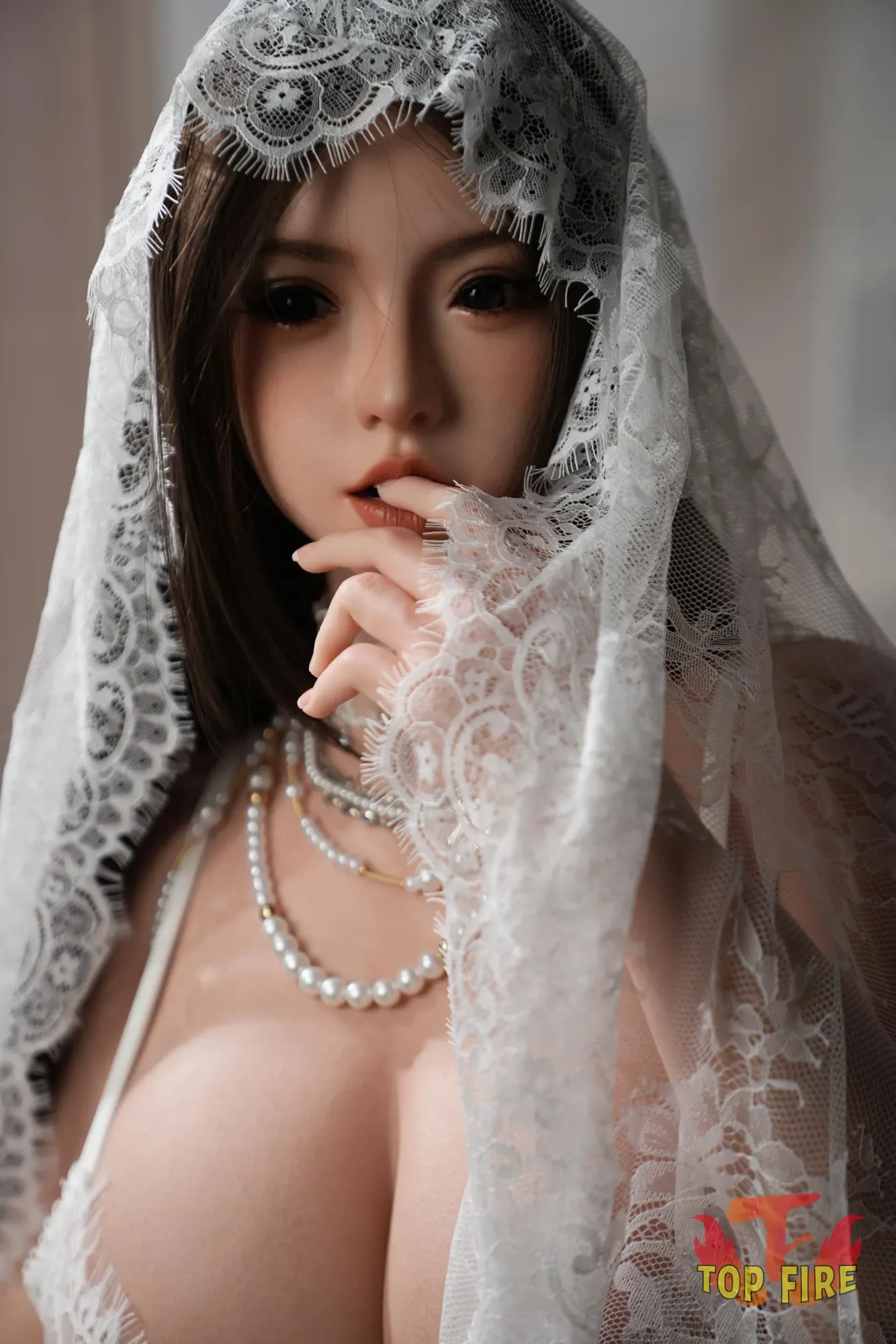 Top Fire | Grace - 5ft 5/164cm ROS Realistic Asian Bride Silicone Sex Doll(In Stock US) view 5
