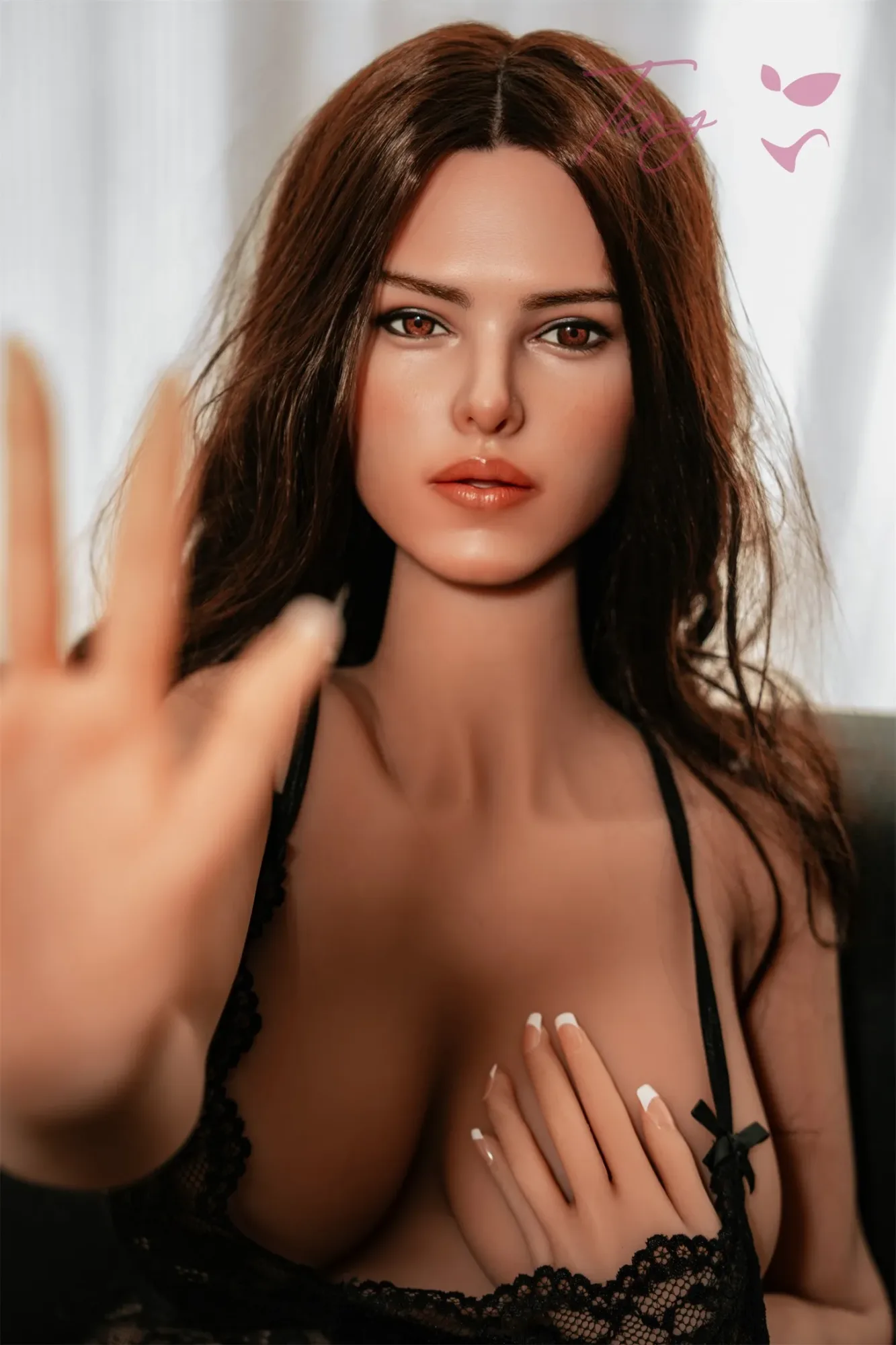 Tinglise | Raven - 5ft 5/166cm F-Cup ROS Head Customizable 3-in-1 Hybrid Sex Doll