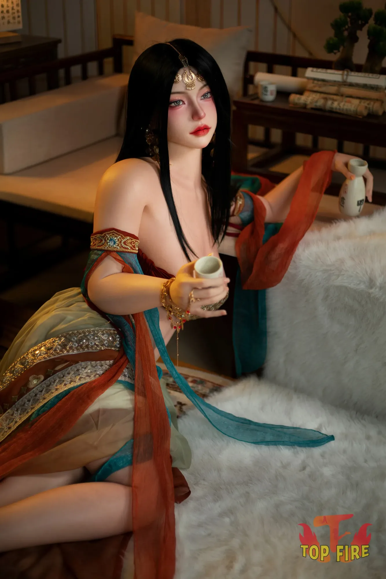TOP Fire | Aria - 160cm /5ft3 Ancient Chinese Beauty Silicone Sex Doll view 7